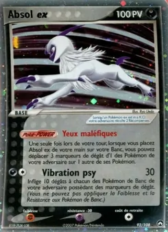 Absol ex, EX Gardiens du Pouvoir No. 92 Normal