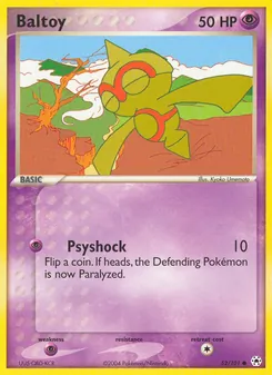 Baltoy, Hidden Legends Nº 52 Normal