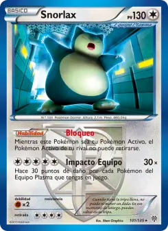 Snorlax, Tormenta Plasma Nº 101 Normal