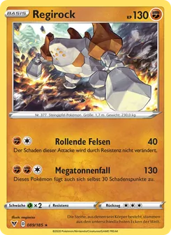 Regirock, Farbenschock No. 89 Holo