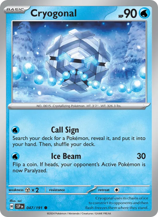 Cryogonal, Surging Sparks Nº 047
