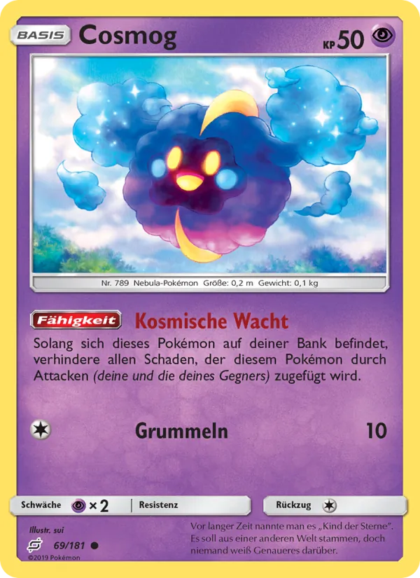 Cosmog, Teams Sind Trumpf Nº 69