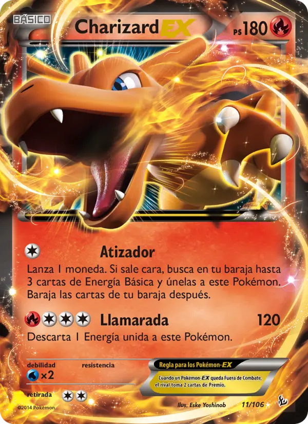 Charizard EX, Destellos de Fuego Nº 11