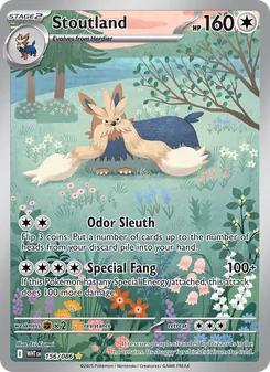Stoutland, White Flare No. 156 Holo