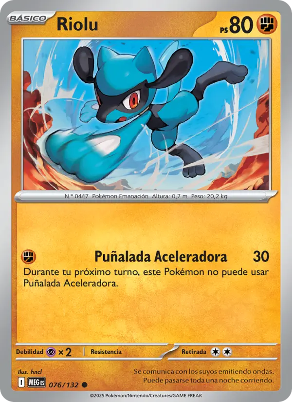 Riolu, Megaevolución No. 076