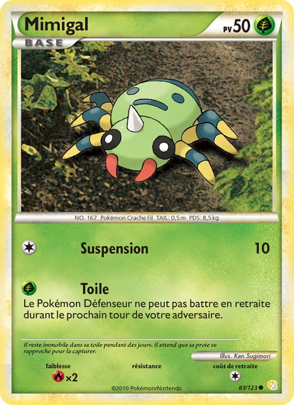 Mimigal, HeartGold SoulSilver No. 83