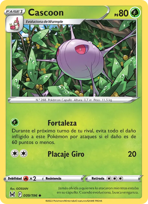 Cascoon, Origen Perdido No. 009