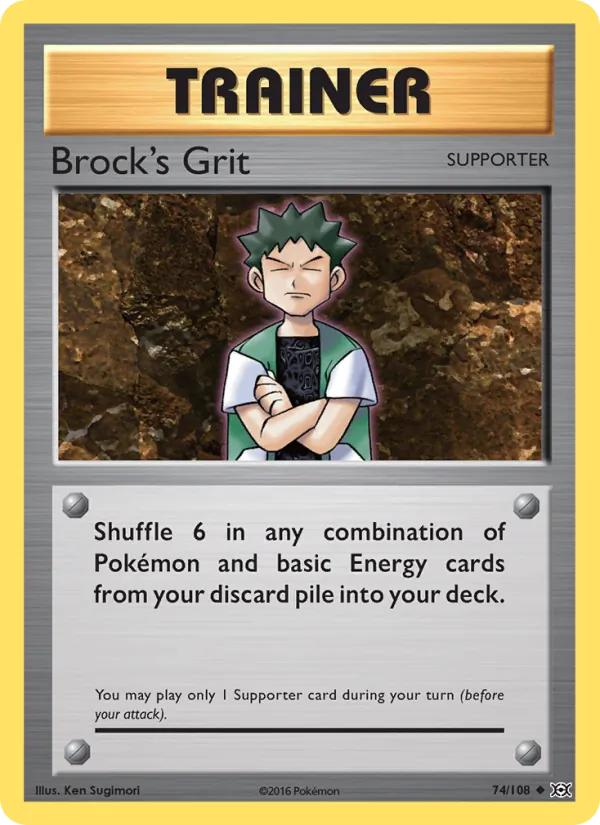 Brock's Grit, Evolutions No. 74