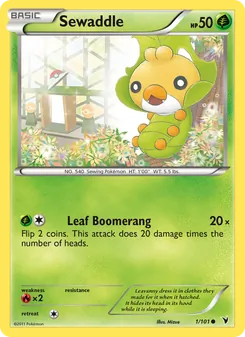 Sewaddle, Noble Victories No. 1