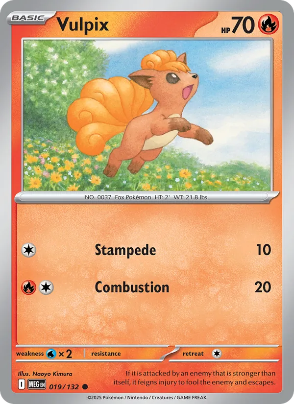 Vulpix, Mega Evolution No. 019
