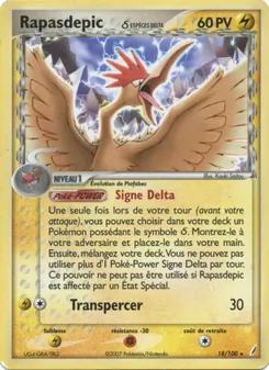 Rapasdepic δ, EX Gardiens de Cristal Nº 18 Normal