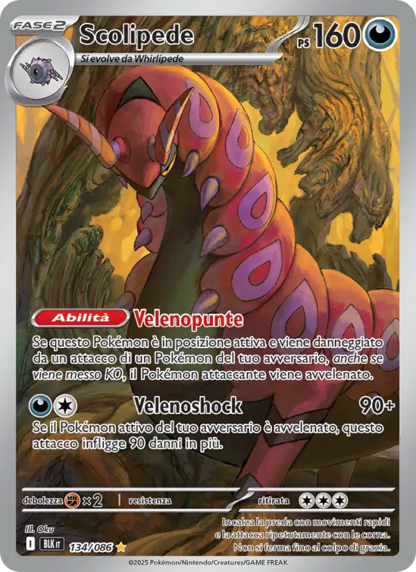 Scolipede, Luce Nera No. 134