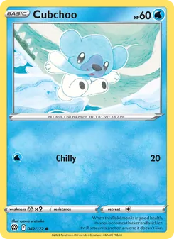 Cubchoo, Brilliant Stars Nº 042 Normal