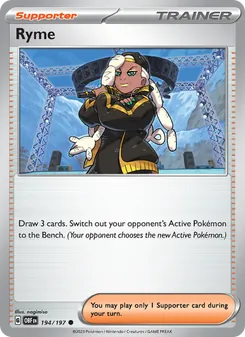 Ryme, Obsidian Flames Nº 194 Normal