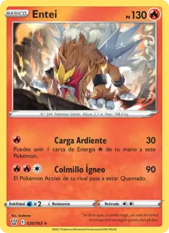 Entei, Estilos de Combate Nº 20 Holo