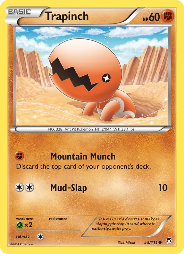 Trapinch, Furious Fists Nº 53