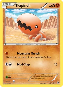 Trapinch, Furious Fists No. 53 Normal