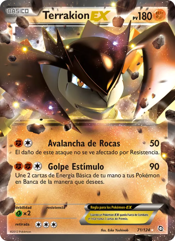 Terrakion-EX, Dragones Majestuosos No. 71