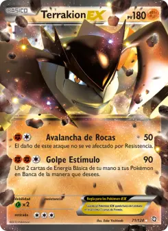 Terrakion-EX, Dragones Majestuosos No. 71 Normal