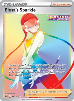Elesa's Sparkle, Fusion Strike No. 275 Holo