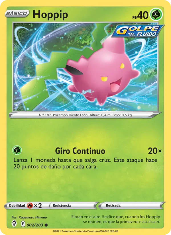 Hoppip, Cielos Evolutivos No. 2