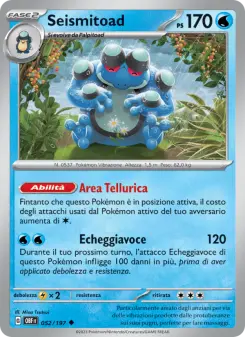 Seismitoad, Ossidiana Infuocata No. 052 Normal