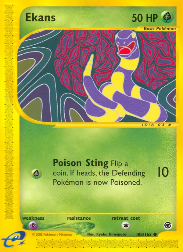 Ekans, Expedition Base Set No. 108