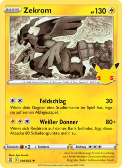 Zekrom, Celebrations No. 10 Holo