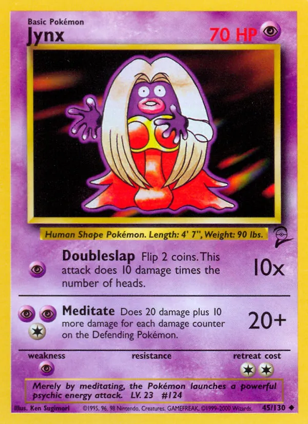 Jynx, Base Set 2 No. 45
