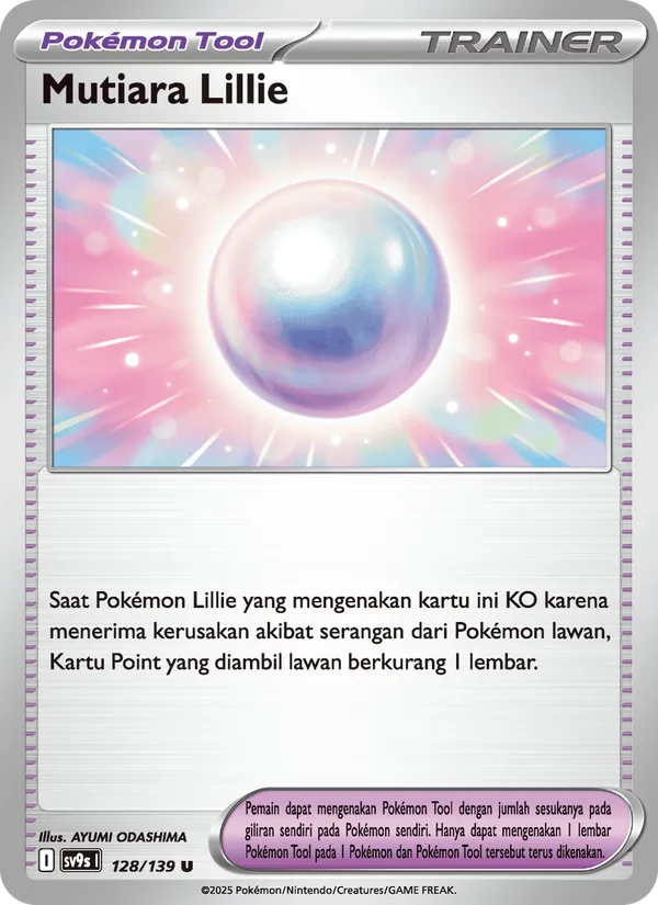 Mutiara Lillie, Ikatan Takdir Nº 128