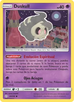 Duskull, Eclipse Cósmico Nº 83 Normal