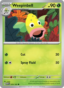 Weepinbell, 151 Nº 070 Normal
