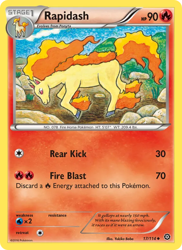 Rapidash, Steam Siege Nº 17