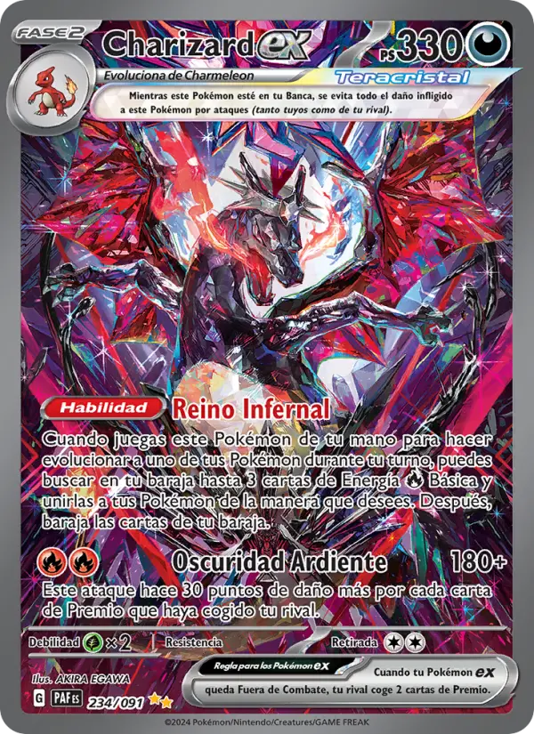 Charizard ex, Destinos de Paldea No. 234