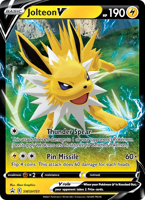 Jolteon V, SWSH Black Star Promos No. SWSH151
