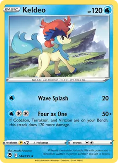 Keldeo, Silver Tempest No. 046 Normal