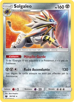 Solgaleo, Tempête Céleste No. 99 Normal