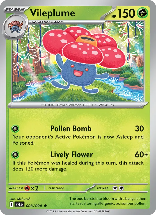 Vileplume, Phantasmal Flames Nº 003