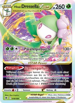 Hisui-Dressella VSTAR, Astralglanz Nº 018 Holo