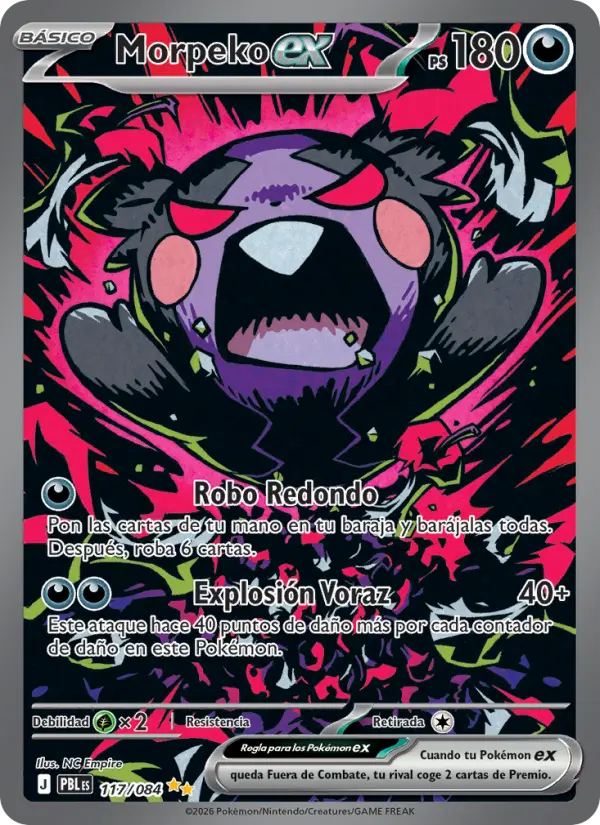 Morpeko ex, Oscuridad Absoluta No. 117