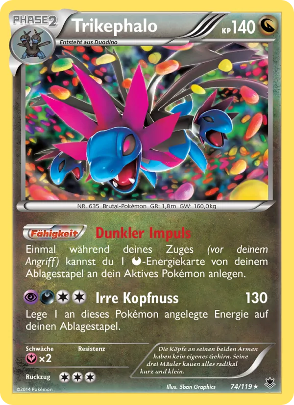 Trikephalo, Phantomkräfte Nº 74