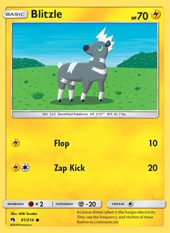 Blitzle, Lost Thunder No. 81 Normal