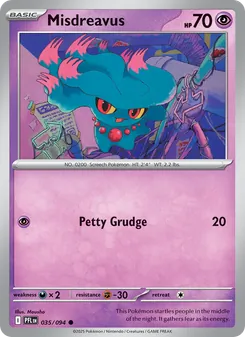 Misdreavus, Phantasmal Flames No. 035 Normal