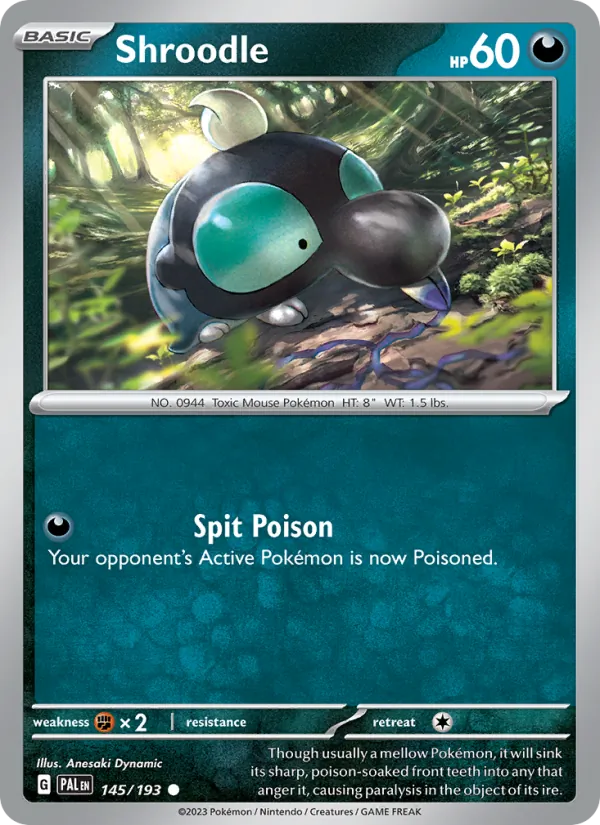 Shroodle, Paldea Evolved No. 145