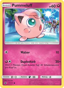 Pummeluff, Aufziehen der Sturmröte Nº 71 Normal