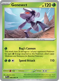 Genesect, Phantasmal Flames No. 008
