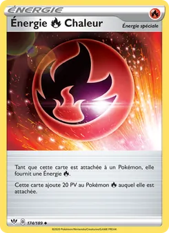Énergie Fire Chaleur, Ténèbres Embrasées Nº 174 Normal