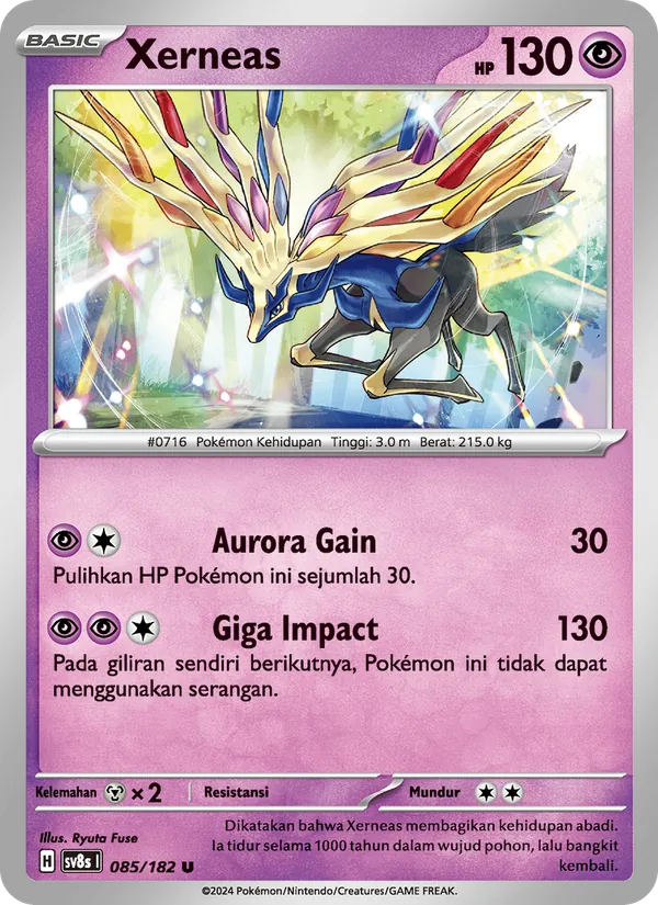 Xerneas, Kilat Rasi No. 085