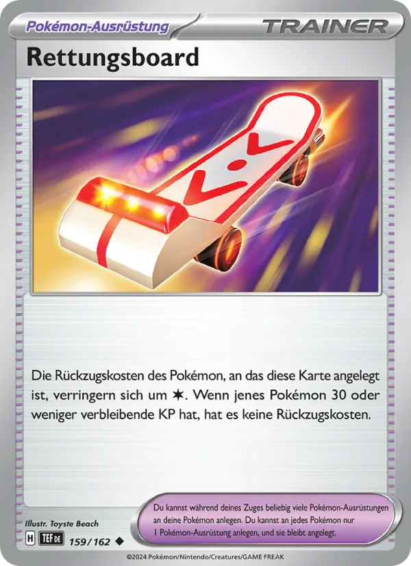 Rettungsboard, Gewalten der Zeit No. 159