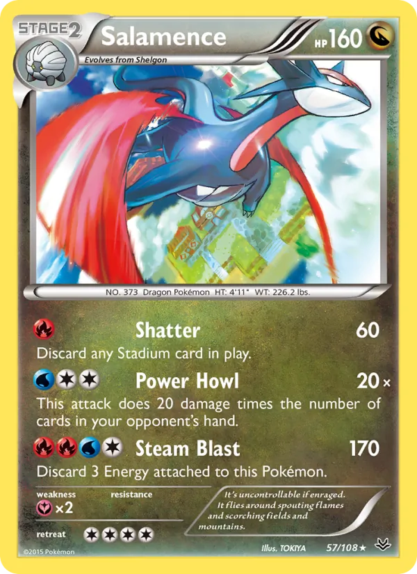 Salamence, Roaring Skies No. 57